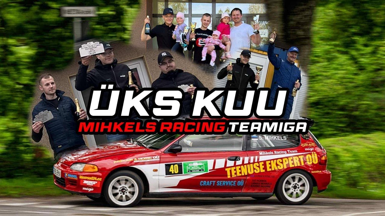 Lastele Näitasin Autot ja Võitsin 3 Karikat - Juuni Ralli Vlog