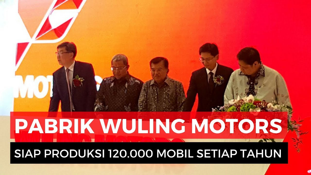 Jusuf Kalla Resmikan Pabrik Otomotif Wuling Motors