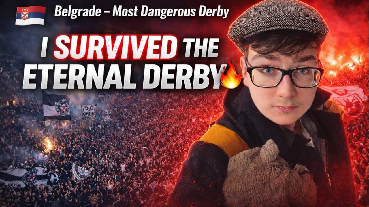 I Survived The Eternal Derby in Belgrade 🇷🇸🔥 (Red Star vs Partizan)