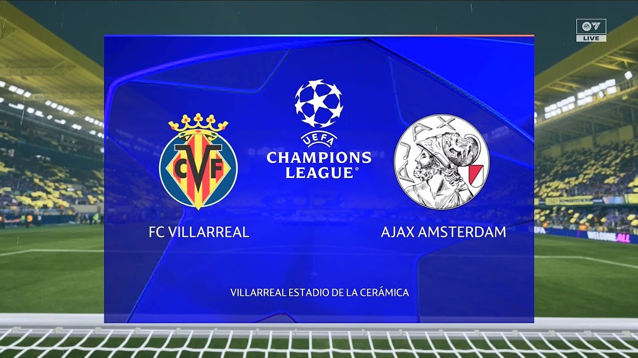 EA Sports FC 26 | Вильярреал против Аякса (Амстердам) - Лига чемпионов УЕФА | Геймплей на PS5