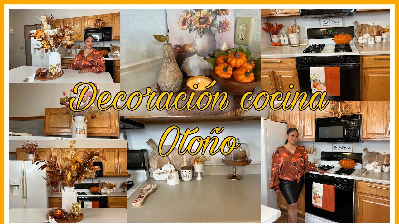 Decoración De Mi cosina Otoño 2022🍂Ideas Para Decorar Kitchen Fall Decor 🍁