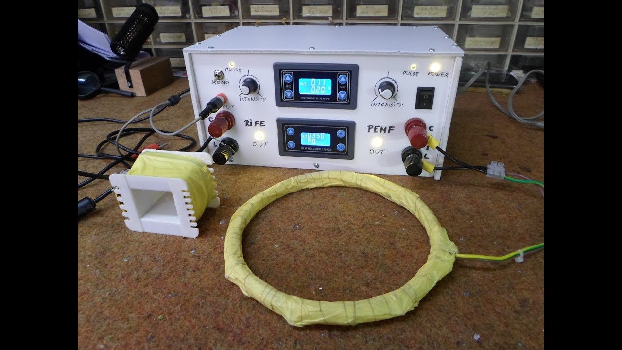 DIY multifunctional magnetic therapy device (PEMF, RIFE ..)