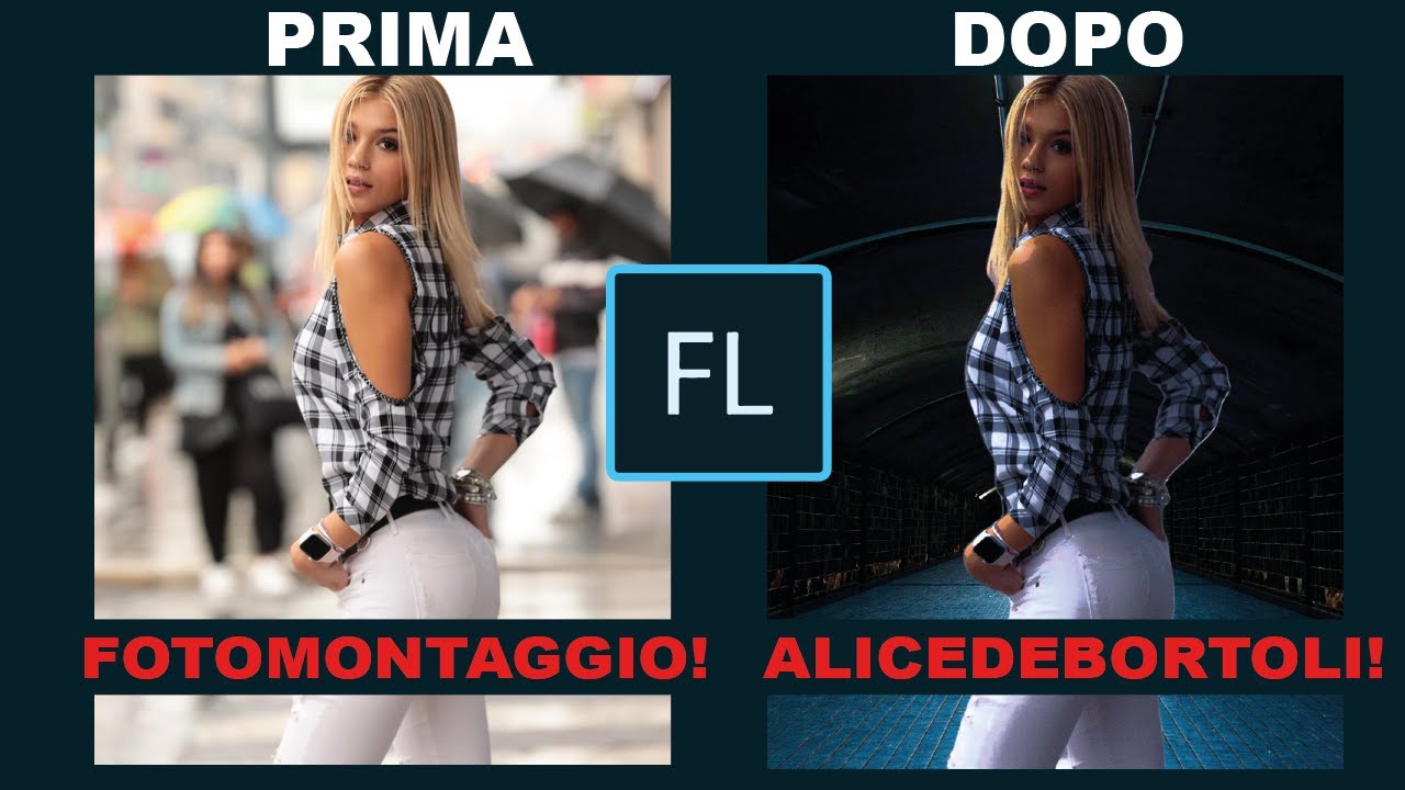 Fotomontaggio Alice de Bortoli photoshop