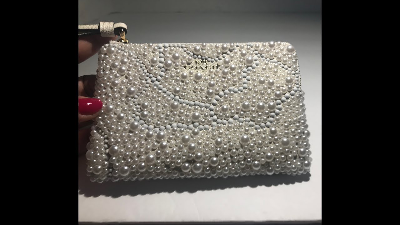 Episode 70 White Beaded Bridal Wristlet