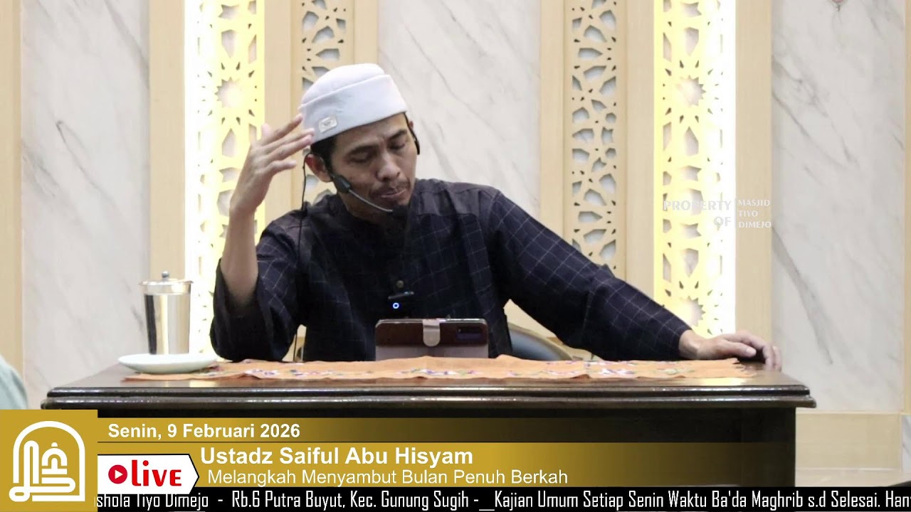 Siaran Langsung Mushola Tiyo Dimejo | Melangkah Menyambut Bulan Penuh Berkah