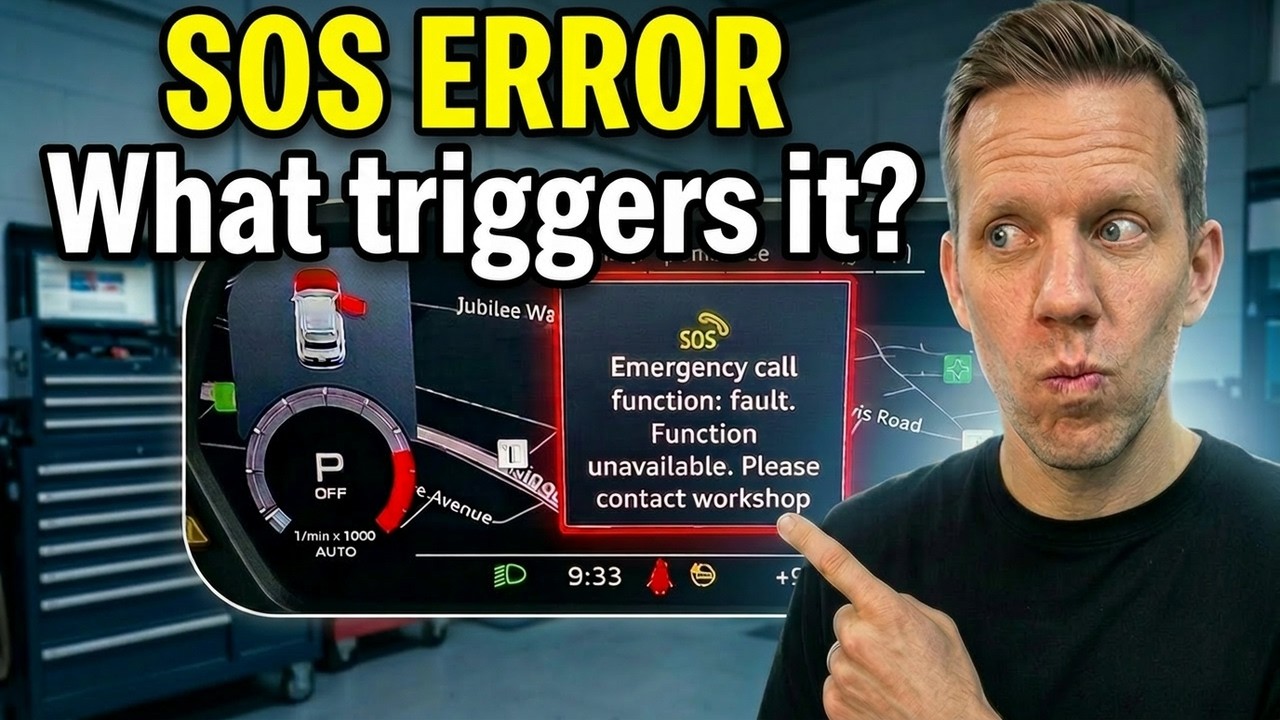 Ошибка SOS у VW/Audi? — 3 наиболее распространенные причины.