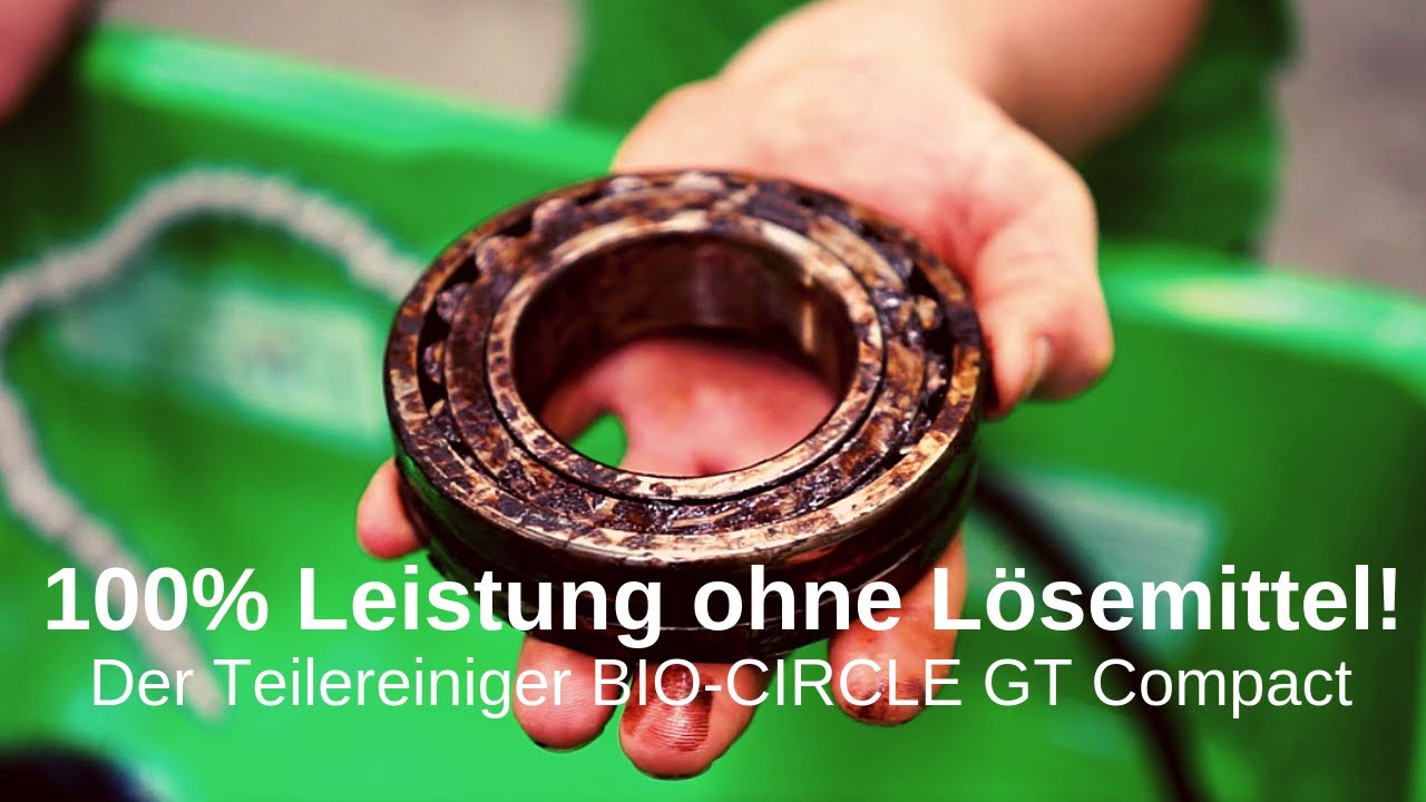 Teilereinigung ► 100% Leistung ohne Lösemittel ► Der Teilewaschtisch BIO-CIRCLE GT Compact