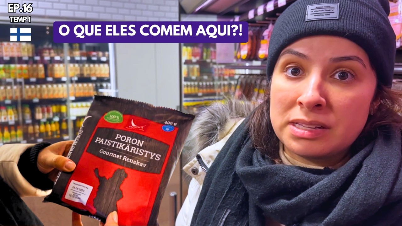 Segredos de um mercado na FINLÂNDIA: Carne de RENA e tour completo com produtos locais e preços!