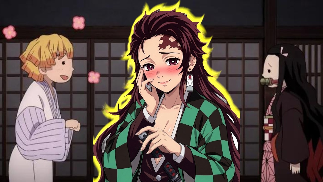 If Tanjiro turns into a girl....
