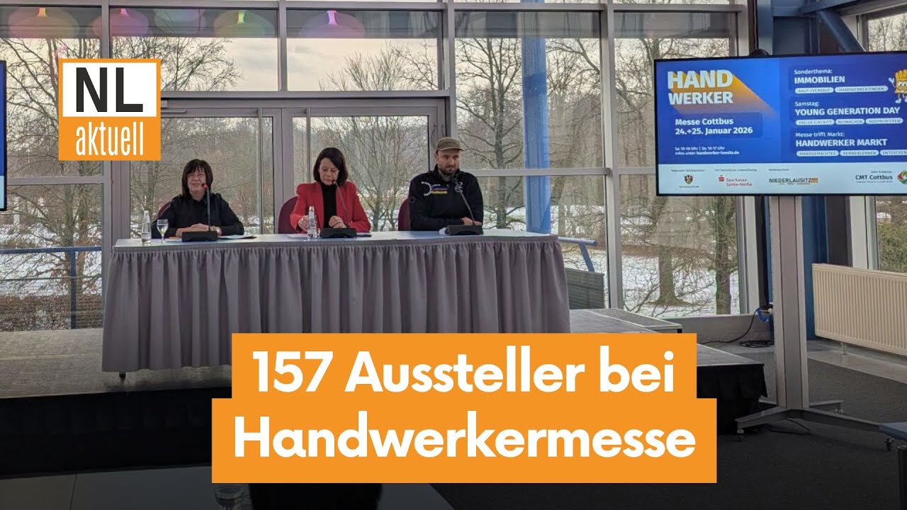 Cottbus | 157 Aussteller bei HANDWERKER Messe 2026 dabei - Ausblick & Programm