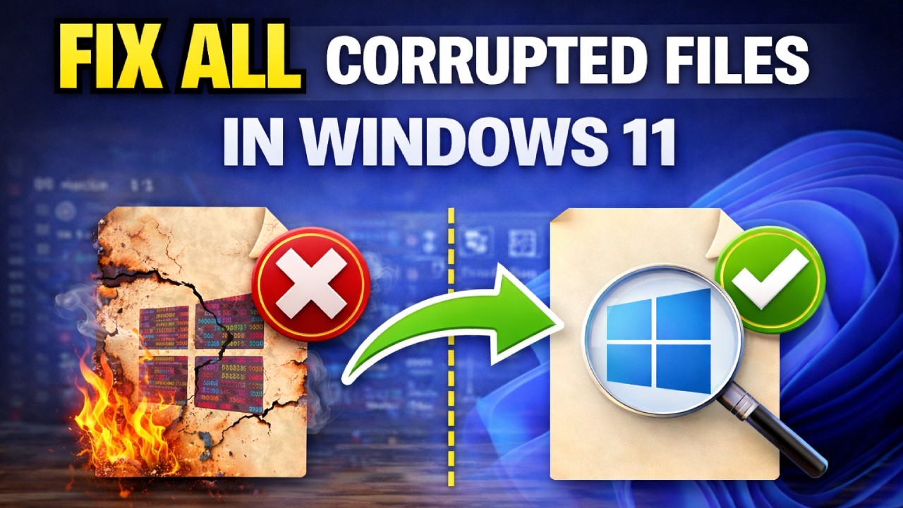 How To Fix All Corrupted Files in Windows 11 (Full Guide)