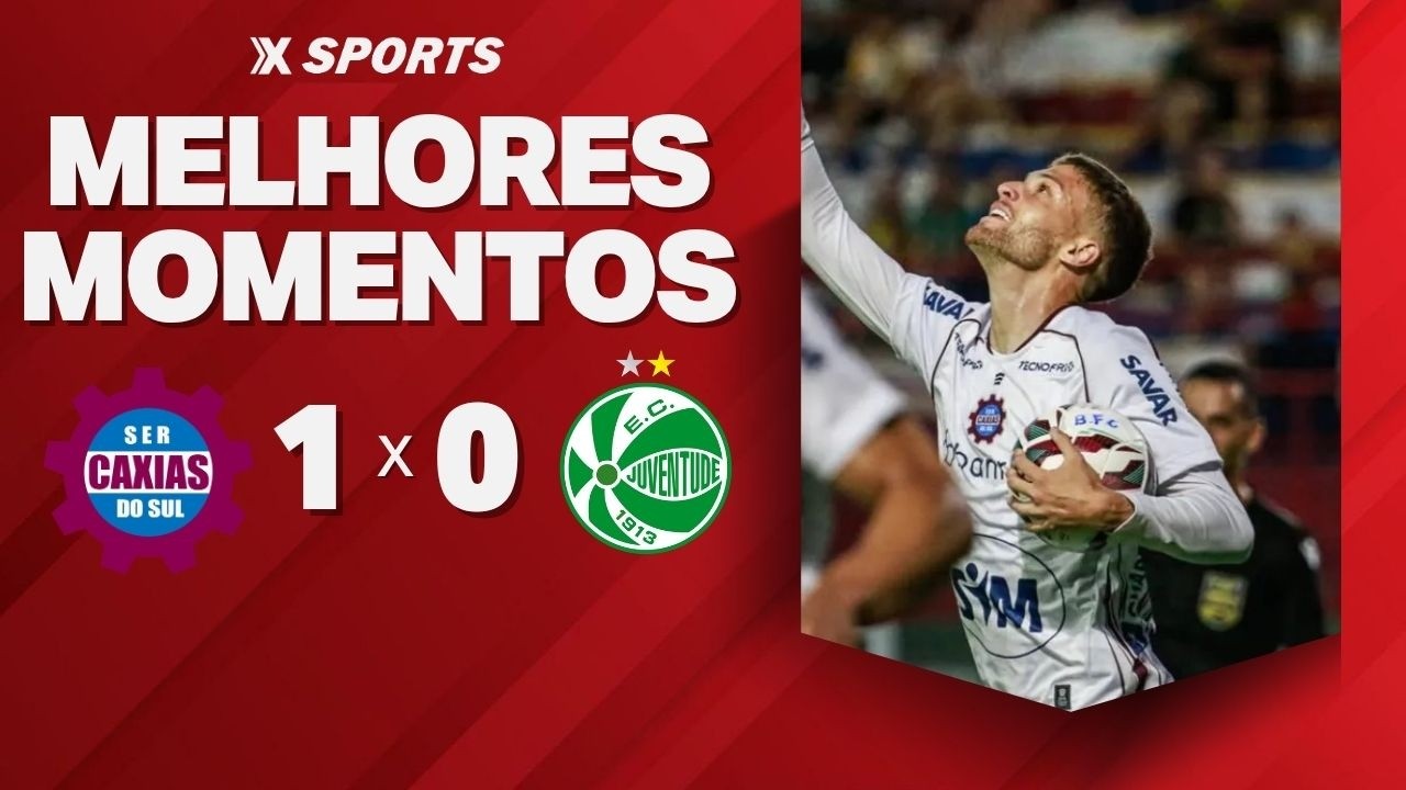 CAXIAS 1X0 JUVENTUDE - MELHORES MOMENTOS - COPA SUL SUDESTE
