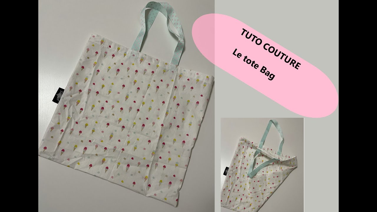 Tuto Couture DIY : Coudre un tote bag / sac à cabas