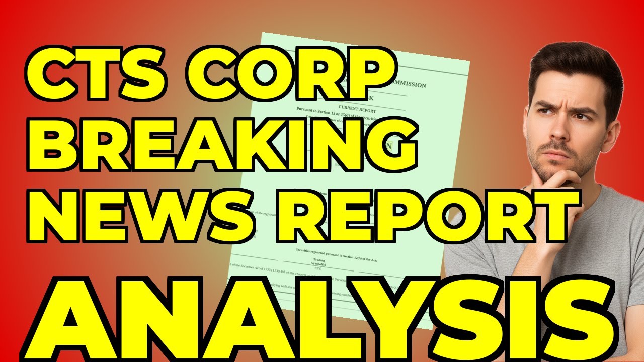 My Take on CTS Corp's COO Promotion & 8-K Filing