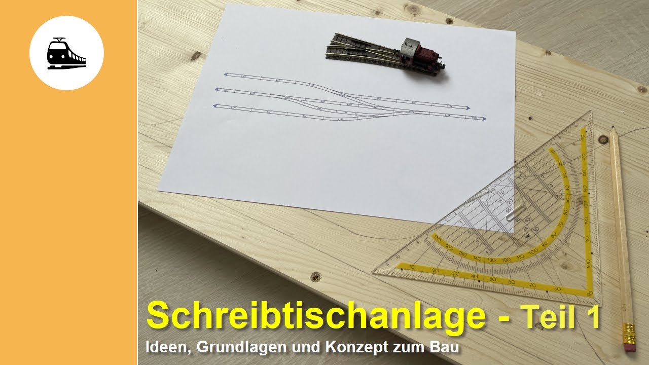Schreibtischanlage | Teil 1 | Spur N | Timesaver-Konzept