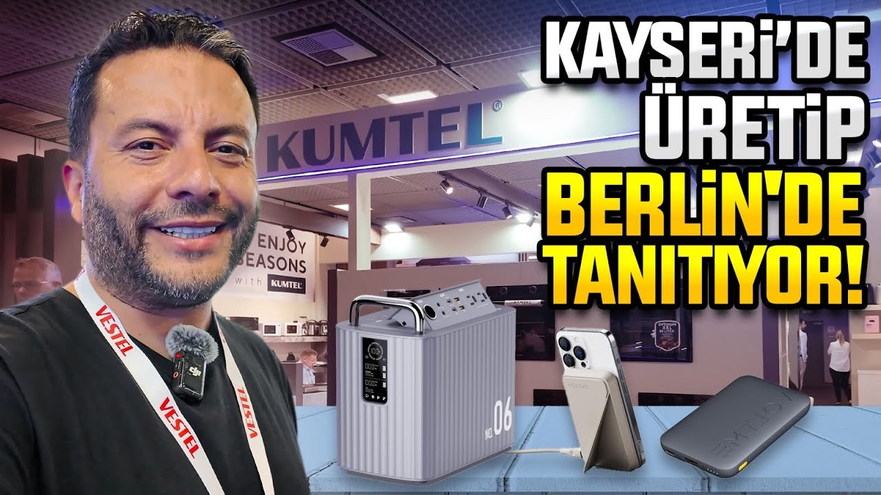 Kayseri’de üretip, dünyaya satıyor! - Kumtel IFA'da!