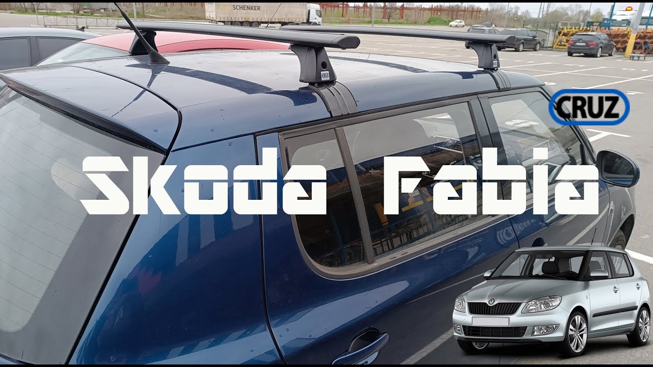 Roof rack Skoda Fabia Crossbars Installation