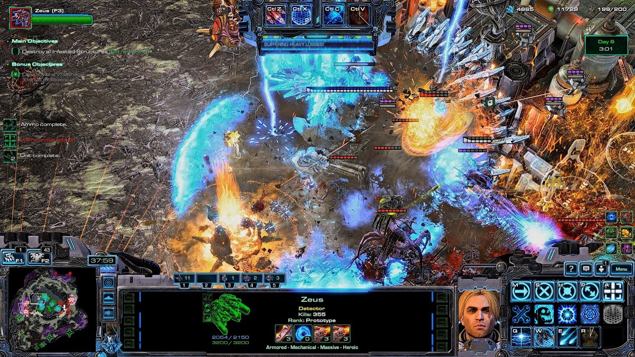 SC2 Nexus Co-Op Dead of Night  ▏ Valerian Mengsk Custom Mutation Solo GamePlay 👾