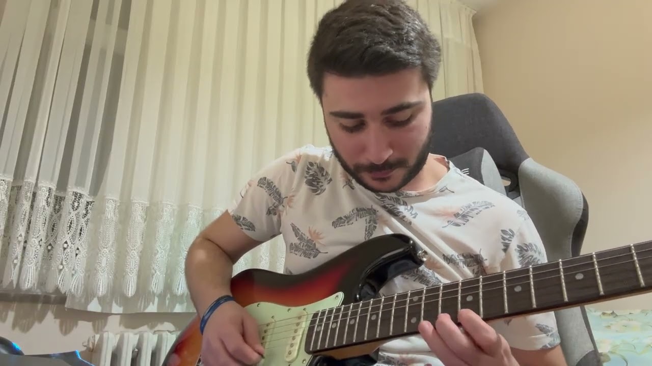 Mor ve Ötesi - Bir Derdim Var Elektro Gitar Solo #morveötesi #elektrogitar #gitarsolo 