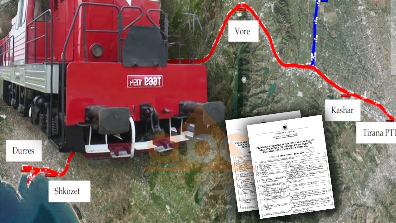 Kompania italiane shpallet fituese per ndertimin e hekurudhes Tiranë-Durrës | ABC News Albania