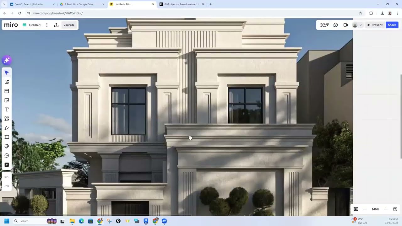 Facade Design Using Revit Architecture