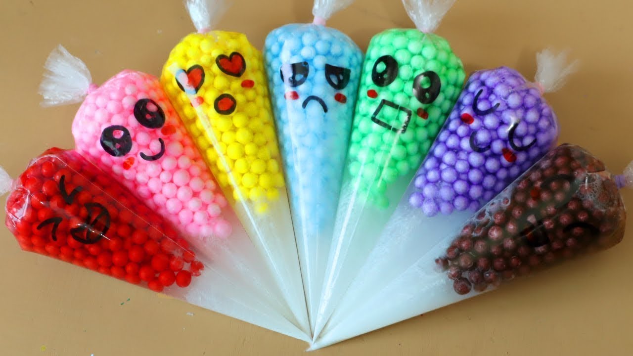 Making Slime with Piping Bags! Most Satisfying Slime Video★ASMR★#ASMR #PipingBags