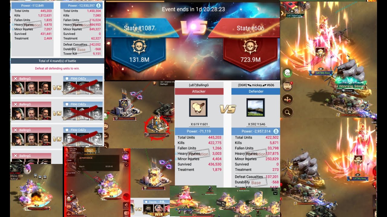 KE 1087 vs 606 LC fight   Last Shelter