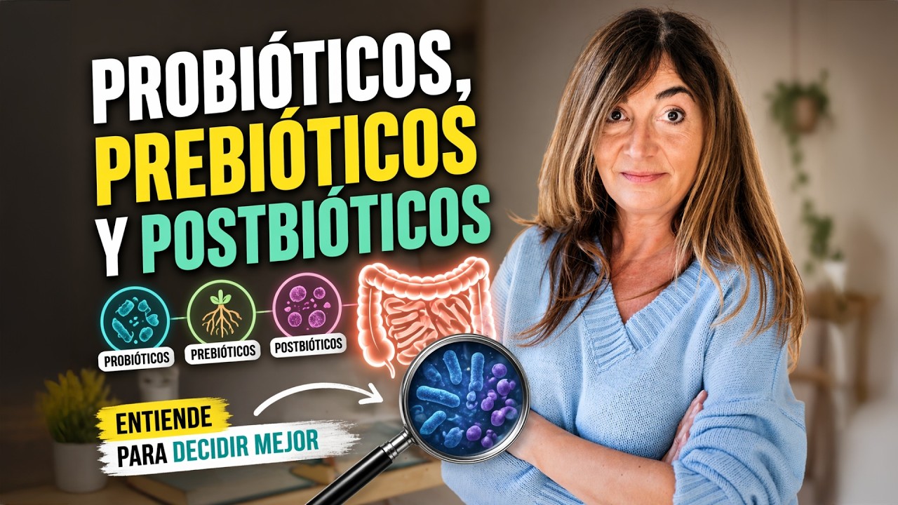 🧫 Probióticos, Prebióticos y Postbióticos: Aplicación Clínica Basada en Evidencia | Mar Alonso