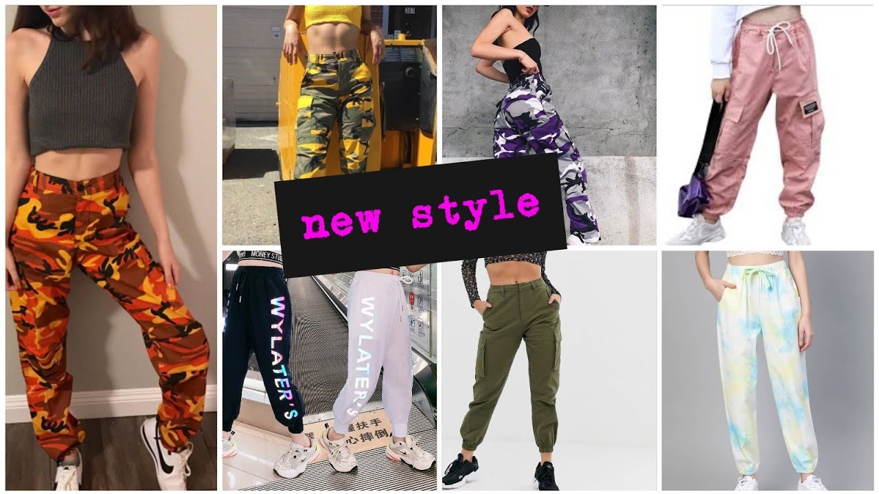 New style jogging pants for girls 2022