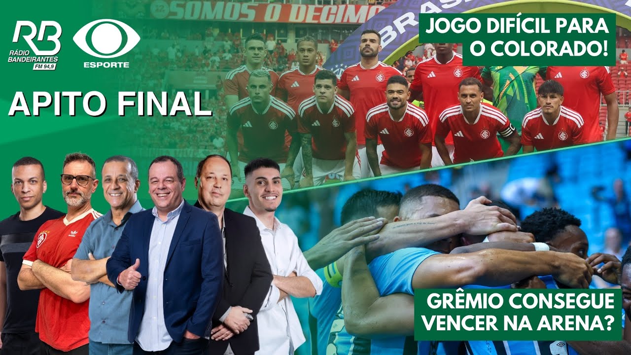INTER ENFRENTA O FLAMENGO NO MARACANÃ! | GRÊMIO RECEBE O BOTAFOGO NA ARENA! Apito Final (04/02/2026)