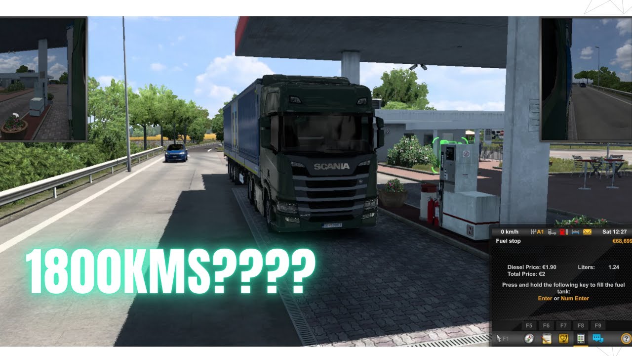 ETS2- The UNRULY!! Delivery of Airmail | Scania R High Roof 450 hp | Logitech