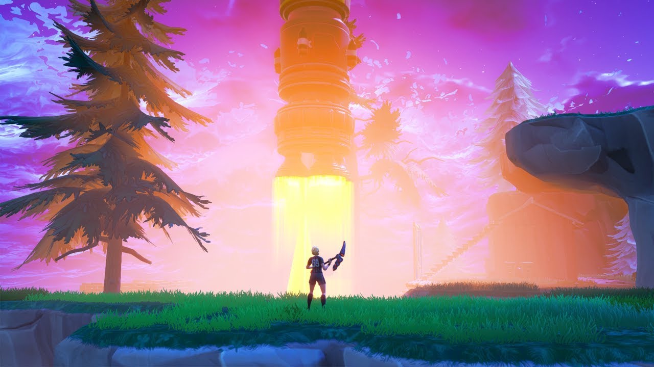 Así ha sido el *LANZAMIENTO* del MISIL en Fortnite: battle royale - Temporada 4 (Final)