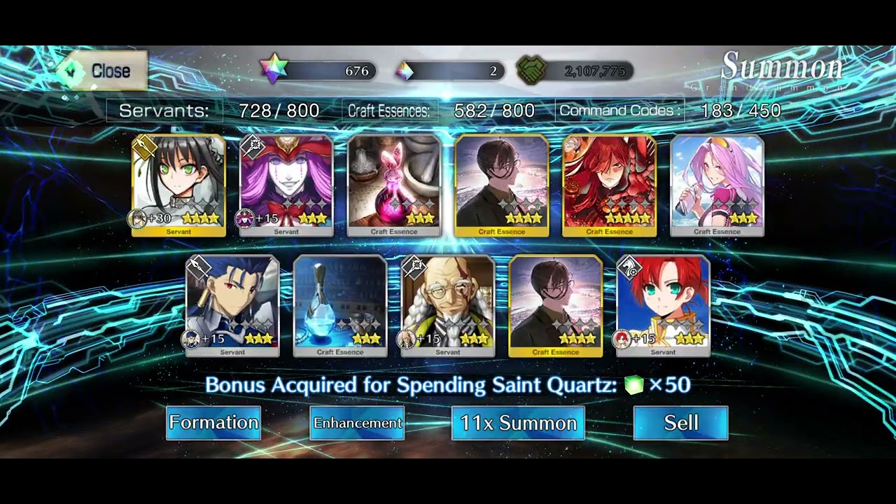 [FGO NA] Melga vs  Kenshin banner rolls! 