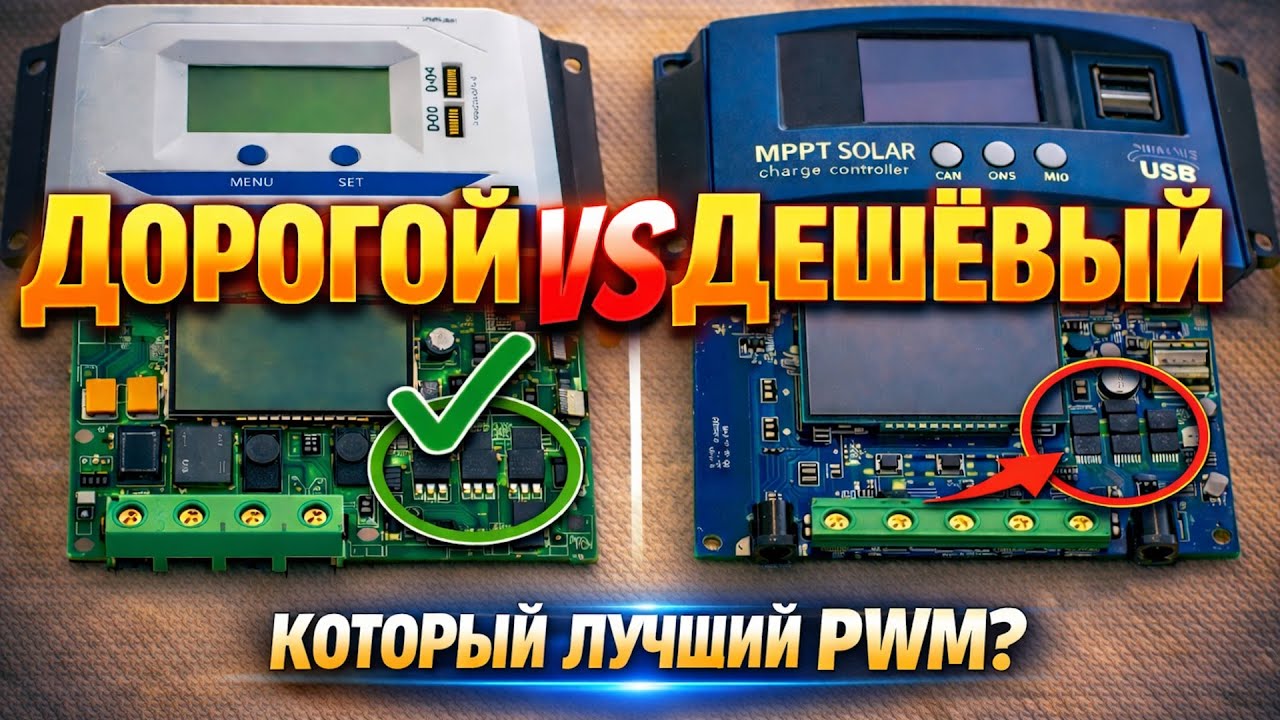 Насколько отличаются компоненты в Дешёвом и Дорогом Контроллере?