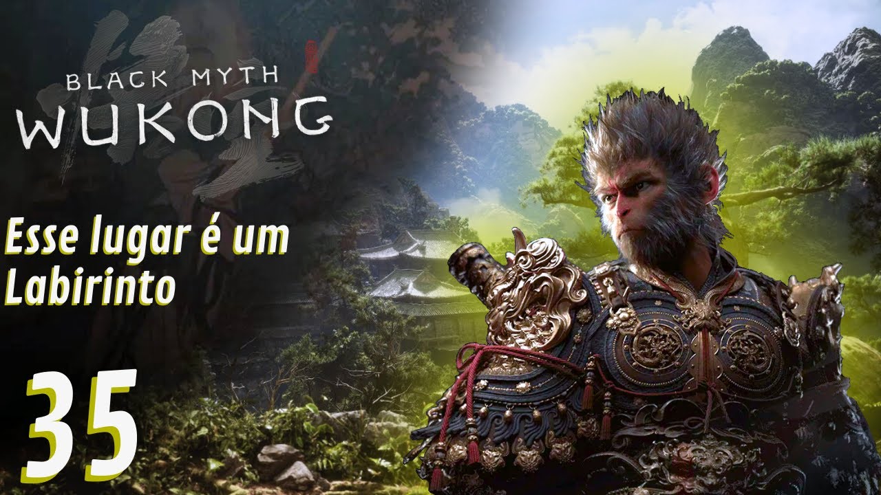 Um Labirinto infestado de teia e vermes - BLACK MYTH WUKONG - Parte - 35.