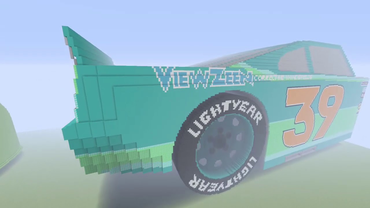 Minecraft Disney Pixar Cars Mega Build - Ryan Shields (View Zeen #39) Piston Cup Racer