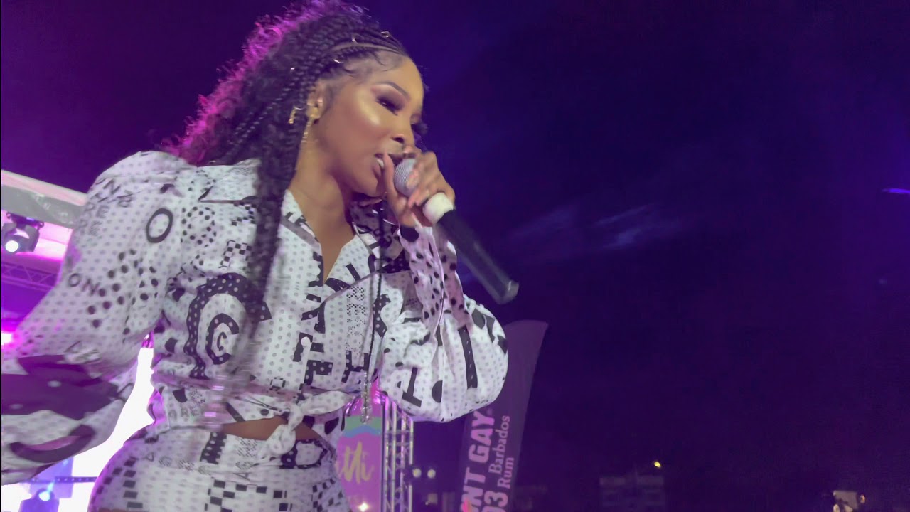 Patrice Roberts performing at Magic City’s Confetti