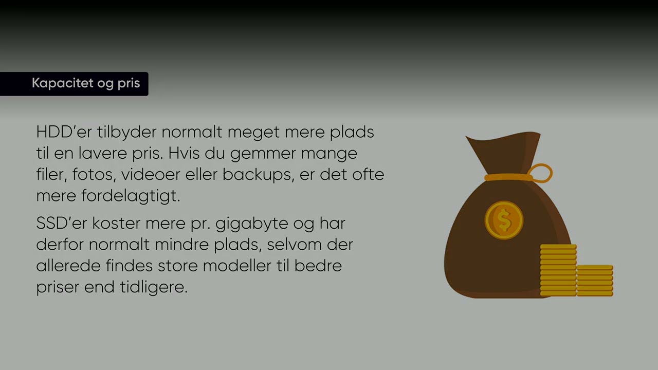 Hvad er forskellen mellem SSD og HDD?