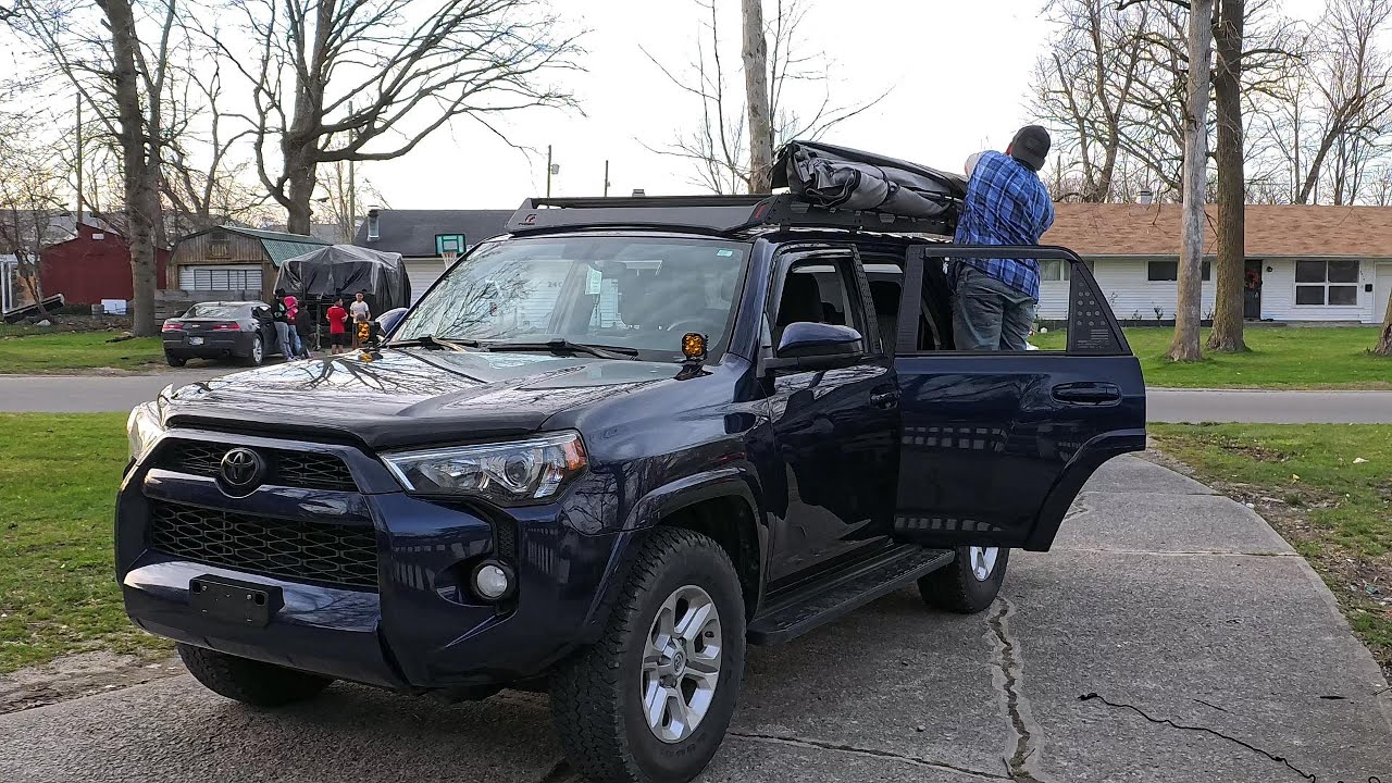 Toyota 4runner Tyger roof rack & 270 awning install