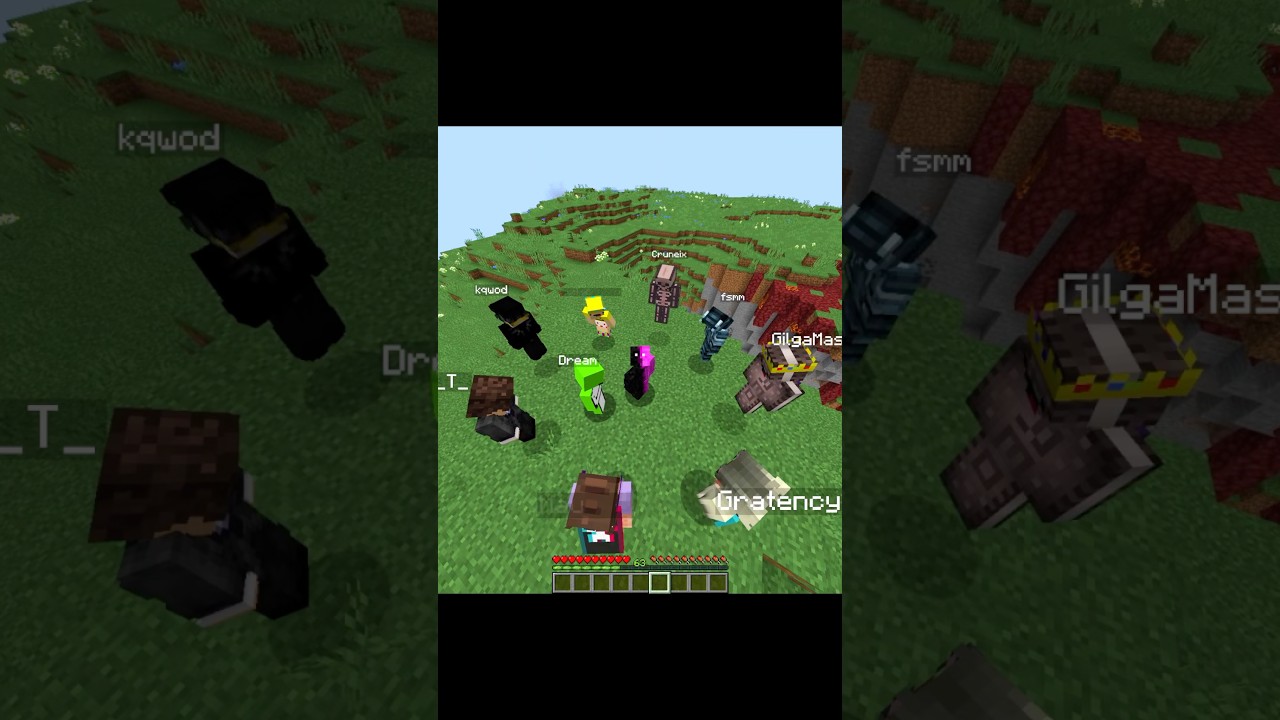 Minecraft manhunt with dream
