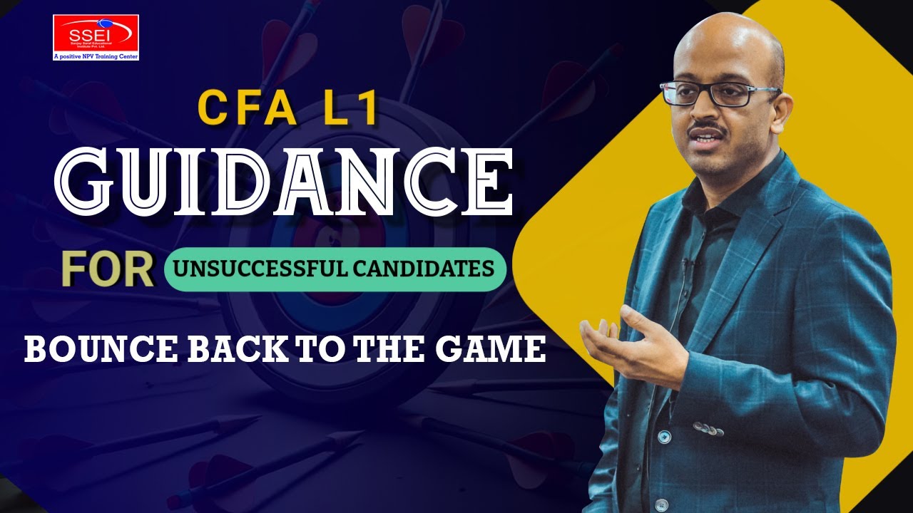Sanjay Sir's Guidance to CFA Level 1 November 2024 Unsuccessful Candidates