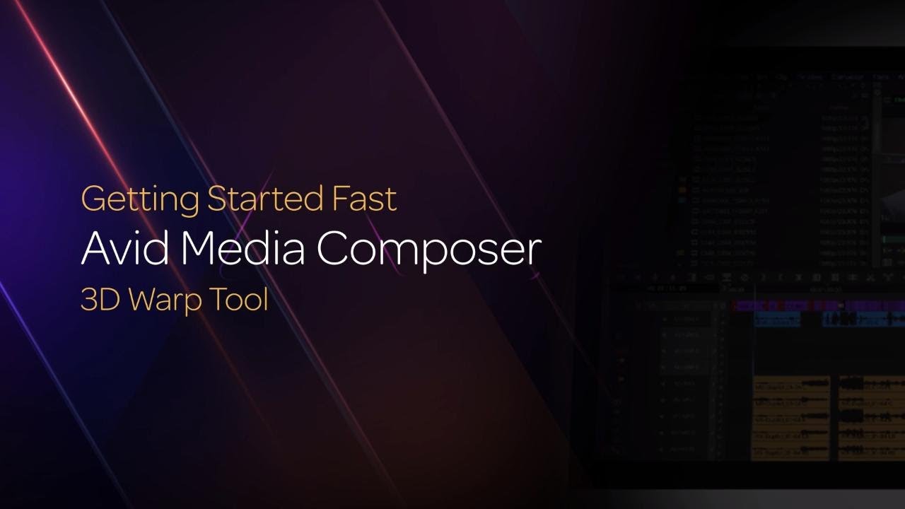Инструмент Media Composer 3D Warp