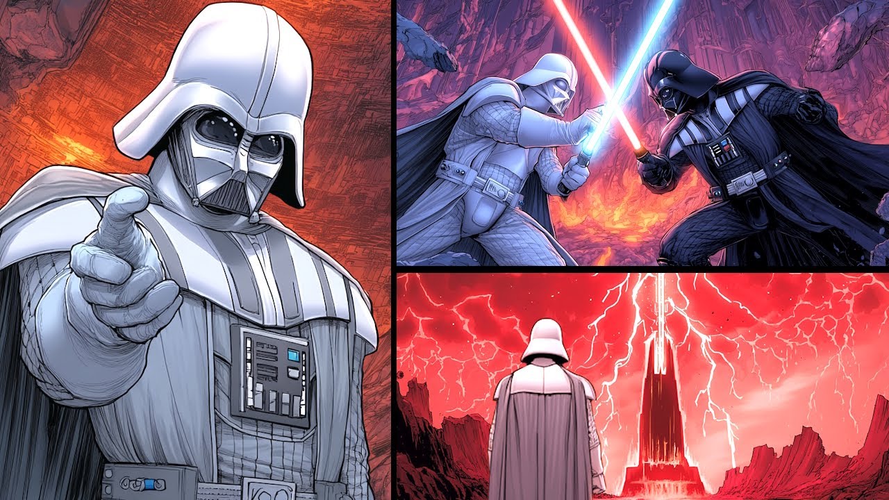 WHITE VADER IS BACK & HE DESTROYS HIS MUSTAFAR CASTLE