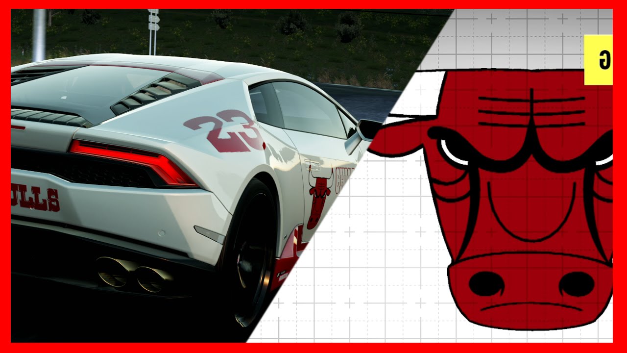 Forza Horizon 2: Huracan Chicago Bulls Design speed art