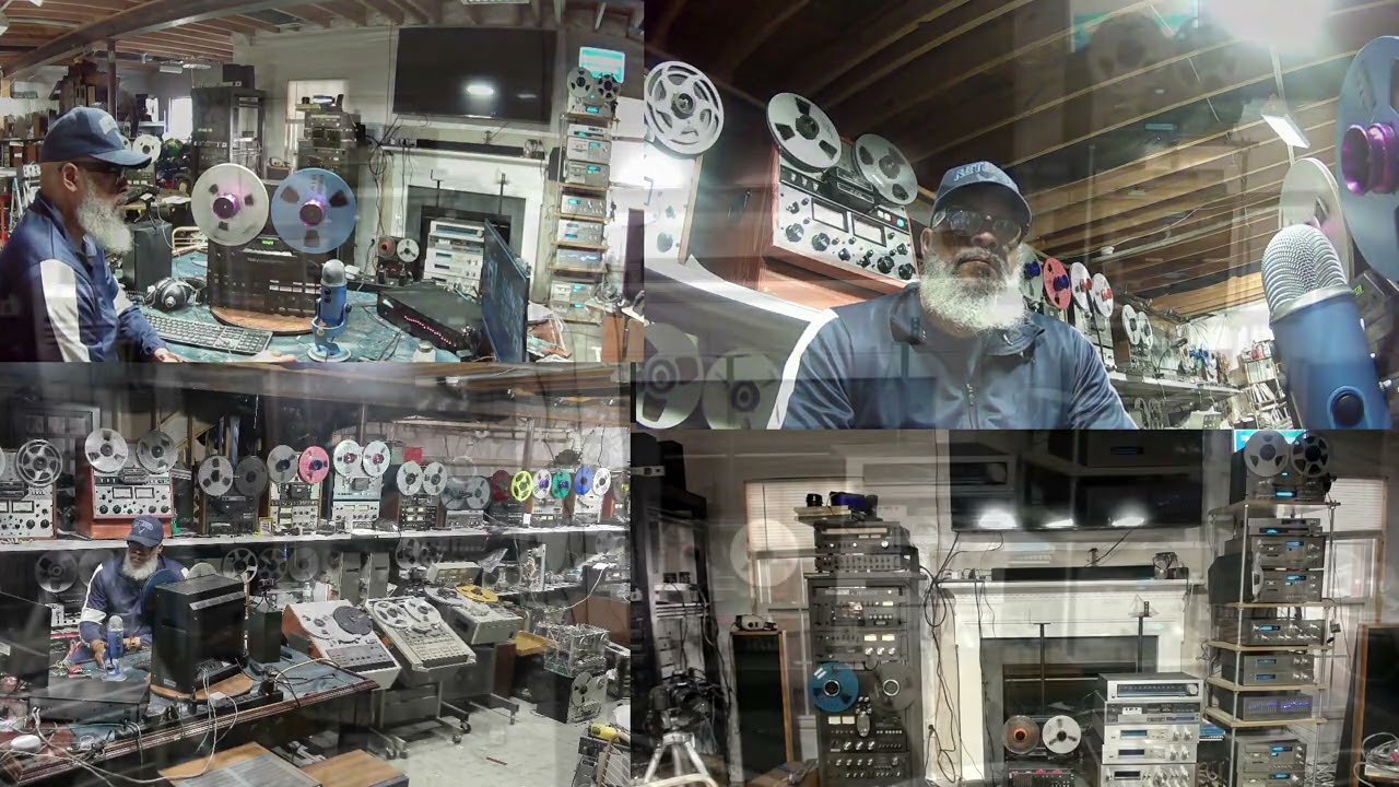Reel to Reel Demo TEAC 2000M, Pioneer RT 909, Akai Pro 1000 Crown CX SX, Technics RS 1700, Revox A77