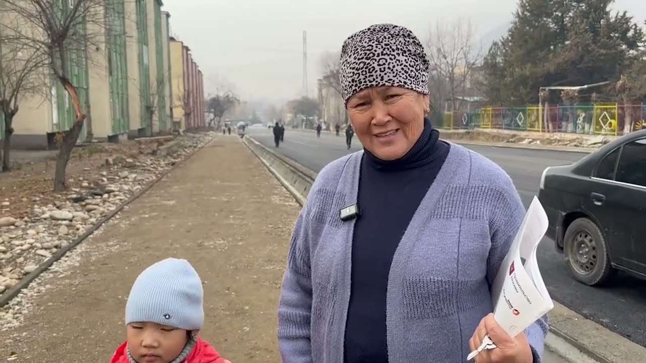 ✅ Төлөйкөн кичи районунун негизги жолунун мурдагы жана азыркы абалы.