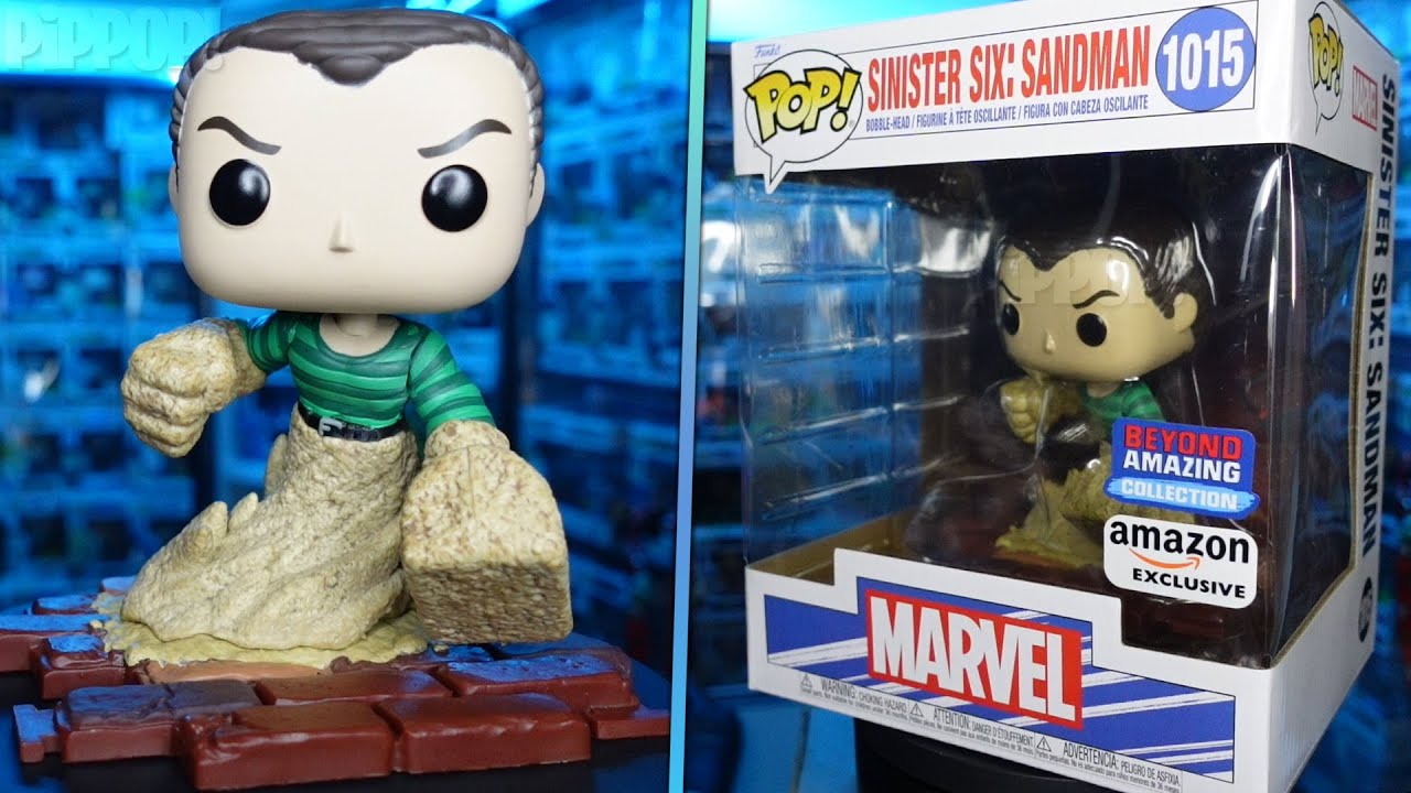 SINISTER SIX SANDMAN 1015 AMAZON EXCLUSIVE - UNBOXING FUNKO POP