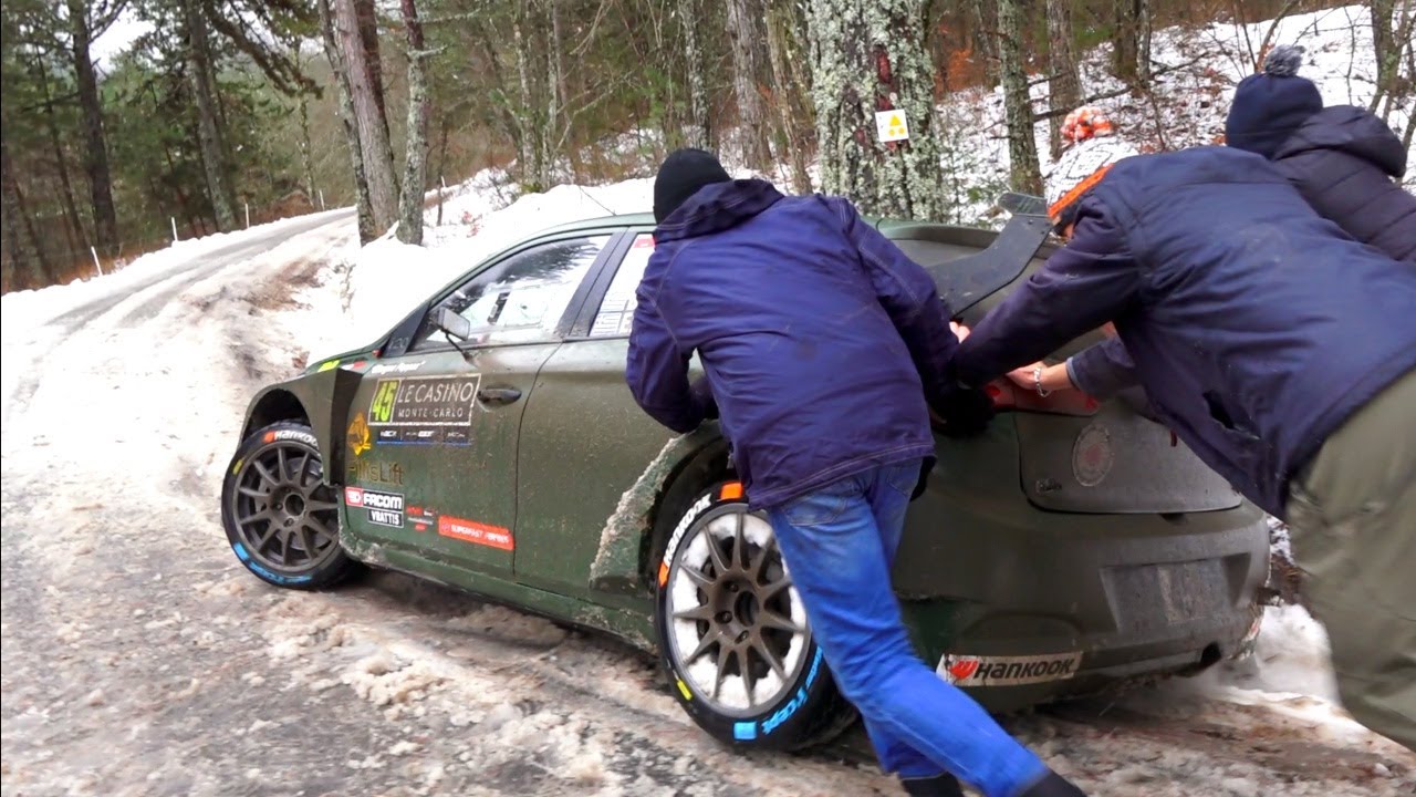 WRC RALLYE MONTE CARLO 2026 - BEST OF LOT OF ACTIONS & SLIPPERY CONDITION  - DAY2