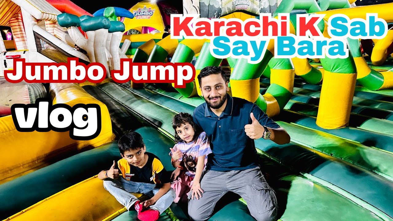 Karachi ka Sab Se Bara Jumbo Jump 😍 | Family Vlog With Kids | Haris Shahid Vlogs