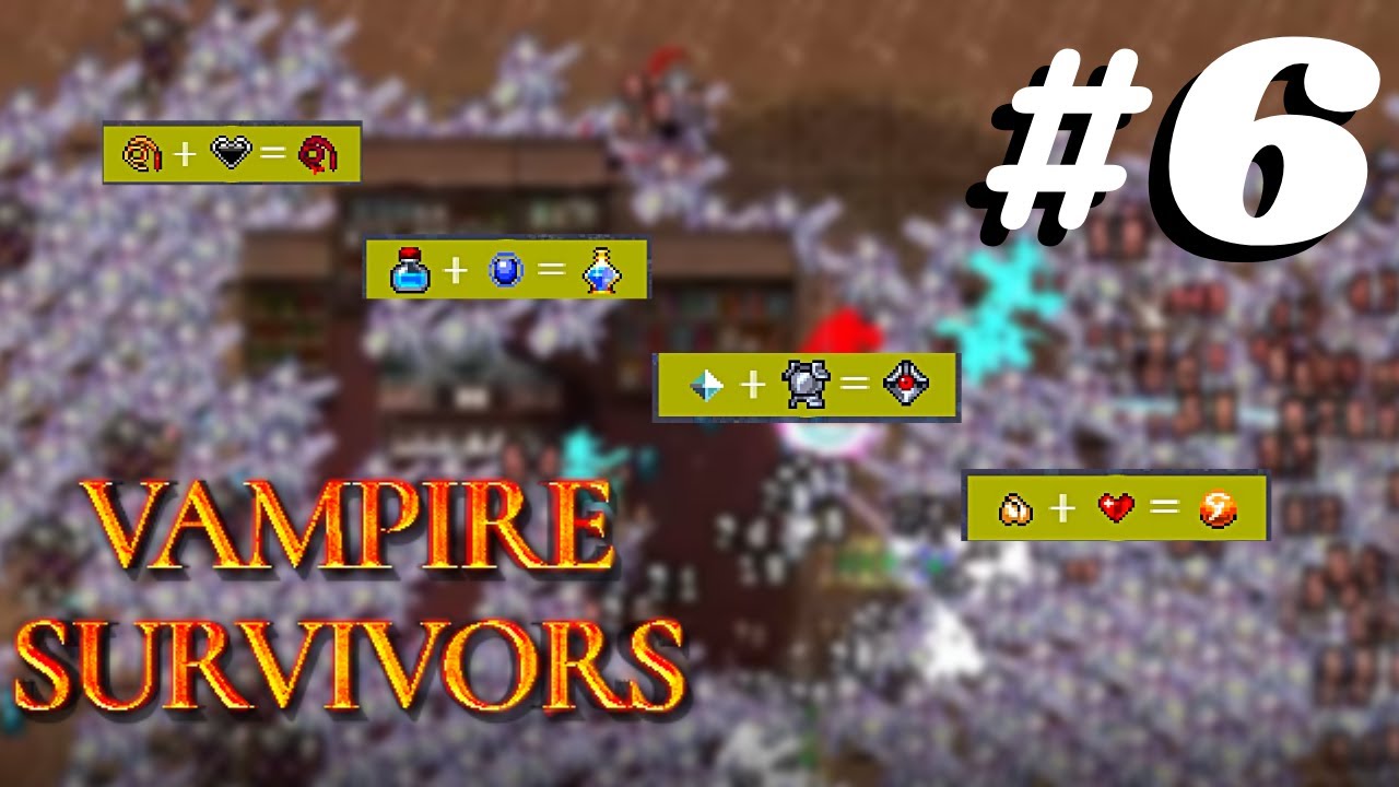 Fiz uma build de VAMPIRO no - Vampire Survivors #6